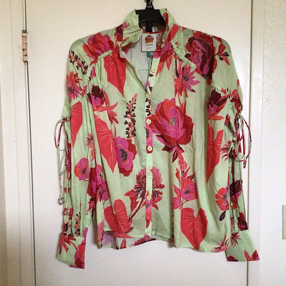 Farm Rio Fresh Garden Blouse - Picture 5 of 12